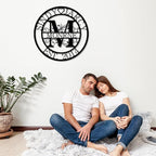 Custom Metal Sign | Personalized Family Name Sign | Monogram Wall Decor | Metal - Image 5