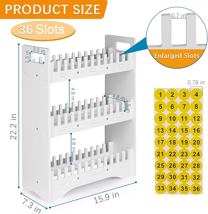 Ozzptuu Cell Phone Holder Classroom Cell Phone Storage 3-Tier Multiple Cell - Image 2