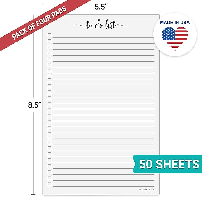 321Done To Do List Notepad - Image 2