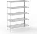 Regal Altair 21" Deep x 48" Wide x 64" Height Wire Shelving Kit | 5-Tier | NSF by Regal+Altair