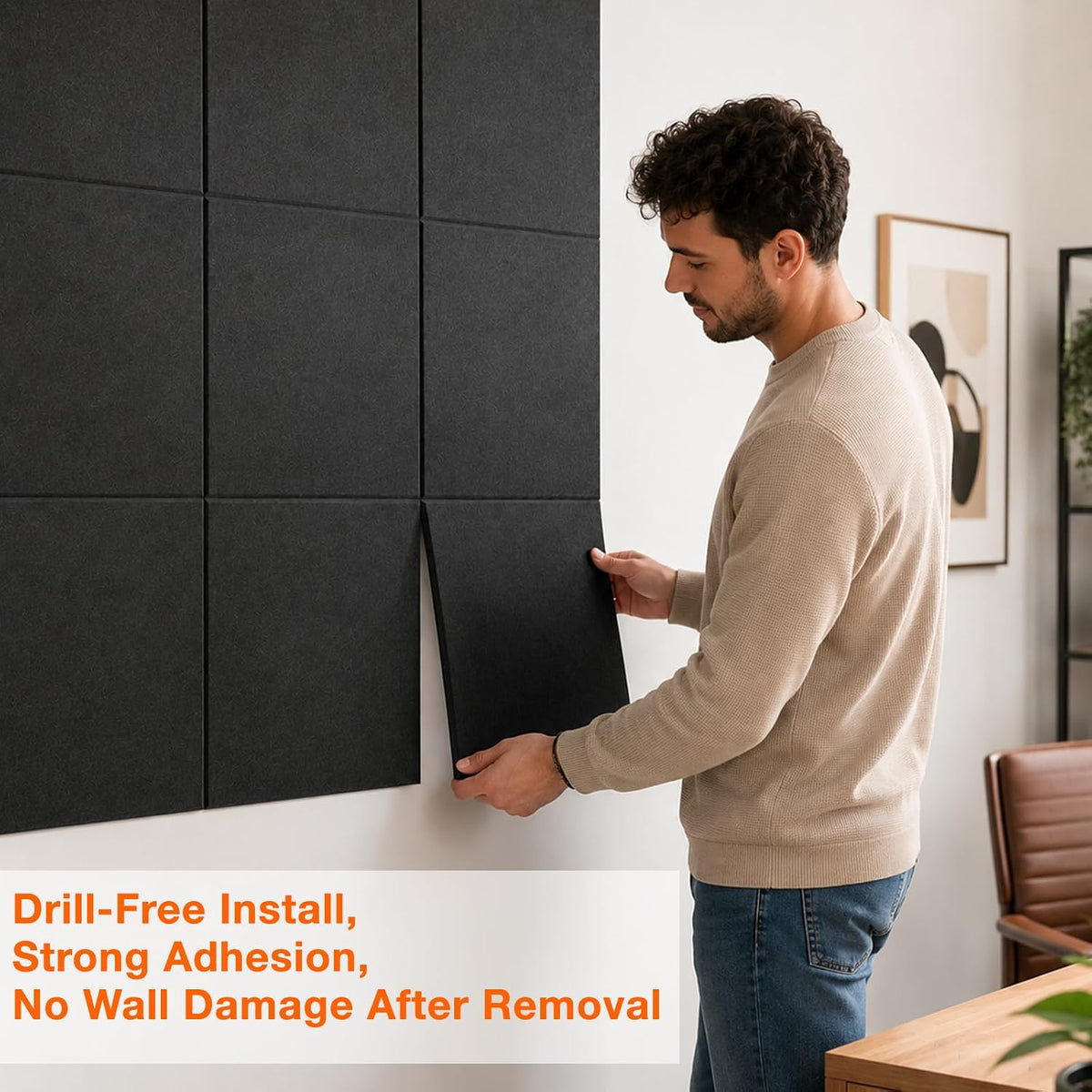Large Cork Boards for Walls 48" x 36",12 Pack Bulletin Boards Alter...