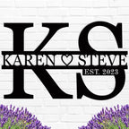 Personalized Metal Letters Sign, Anniversary Wedding Gifts Letters by ENFODREAM