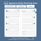 IN-LUXPRO Planner 2026 Daily Weekly and Monthly, 6.5"x3.75", 12 Months Spiral - Image 3