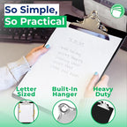 Black Plastic Clipboards Multipack - Image 5