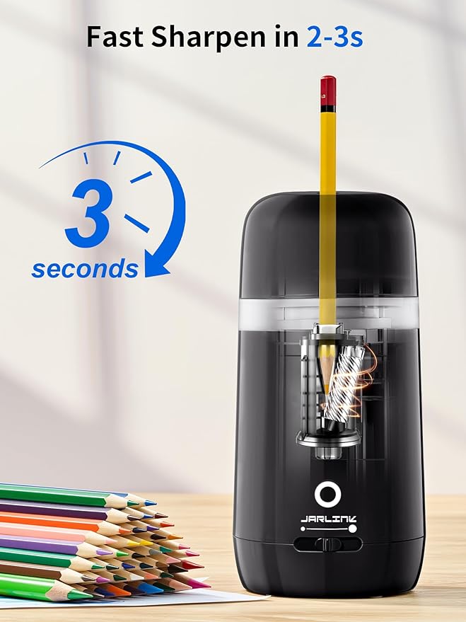 JARLINK Automatic Electric Pencil Sharpener - Image 7