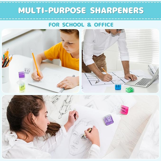 100 Pack Pencil Sharpeners Bulk - Image 6