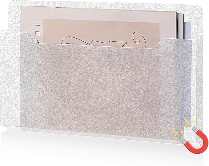 Feifeiya Magnetic Pocket File Holder Large File Folder Organizer Paper Mail by Feifeiya