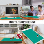 Bloss Green Desk Mat, Leather Desk Pad, Desk Matt - Image 6