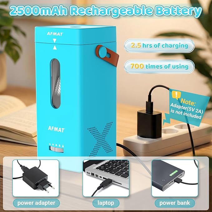 AFMAT Electric Pencil Sharpener, Fully Automatic Pencil Sharpener, Auto in & Out - Image 5