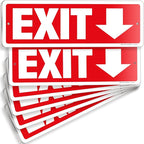 iSYFIX Exit Signs 6 Pack 12x4 Inch by iSYFIXPREMIUMSIGNS