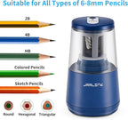 JARLINK Electric Pencil Sharpener, Heavy-Duty Helical Blade to Fast Sharpen - Image 4