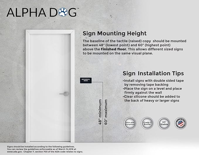 ALPHA DOG ADA SIGNS - Image 5