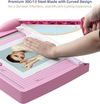Firbon 12" Guillotine Paper Cutter, Heavy Duty 30-Sheet Capacity Trimmer - Image 2