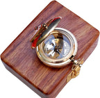 Bazross Brass Nautical Compass - Image 5