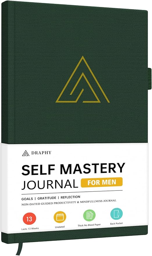 Self-Mastery Journal for Men by Draphy