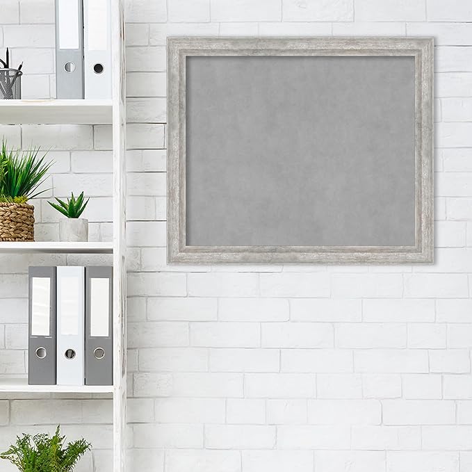 Amanti Art Silver Framed Magnetic Board 23x27 Medium Vision Board - Image 5