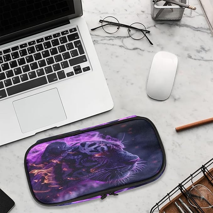 Pardick Tiger Animal Pencil Case，Big Capacity Pencil Pouch Coin Pouch - Image 9