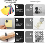 LOVIMAG Fridge Magnets 30Pcs Refrigerator Whiteboard Small Strong Magnet - Image 5