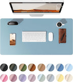 YSAGi Leather Desk Protector, Office Mat, Large Mouse Mat, Non-Slip PU Leather by YSAGi