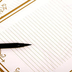 8 Pcs Vintage Letter Papers Set Printable Writing Paper Lined - Image 6