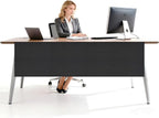EcoBrisa Under Desk Privacy Panel Self-Adhesive Modesty Panel Stand Up Desk by EcoBrisa