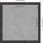 Amanti Art Black Framed Magnetic Board 27x27 Medium Vision Board - Image 4