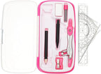 PATIKIL Geometry Precision Tool Set, Rose Red by PATIKIL