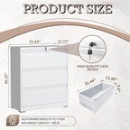 mysteeldepot 3 Drawer Lateral File Cabinet - Image 3