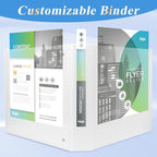 CIXILDTS 1.5-inch D Ring Binders, 3 Ring Binder Fit US Letter Size Paper - Image 6