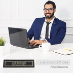Business Wood Name Plate for Desk | Custom Desk Name Plate Personalized Gift - Image 5