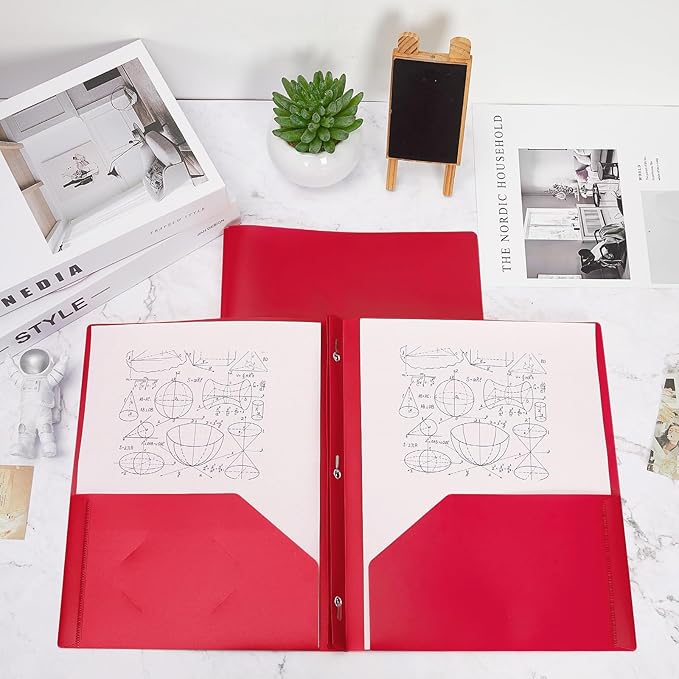 Lincia 100 Pcs Plastic Folders - Image 4