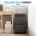 Bestoo 2-Drawer Mobile File Cabinet - Image 4