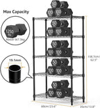 M MZG 1250 lbs Storage Shelving Utility Shelving Unit 5-Tier Utility Shelving - Image 3