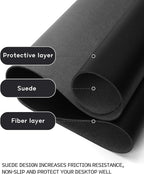 YSAGi Non-Slip Leather Desk Pad XL Size, Waterproof Laptop Computer Desk - Image 4