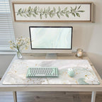 iCasso Desk Cover Mat, Extra Large Lotus Mouse Pad, Desk Pad Mat, Office Matt by iCasso