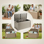 Yardgrace 210 Gallon Outdoor Storage Bench Waterproof - Image 5