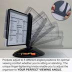 Ultimate Office AdjustaView 10-Pocket Desk Reference Organizer - Image 5