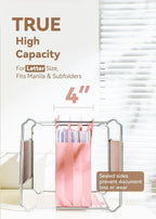 SortRax Plastic High Capacity Hanging File Folders, Letter Size, Heavy Duty - Image 2