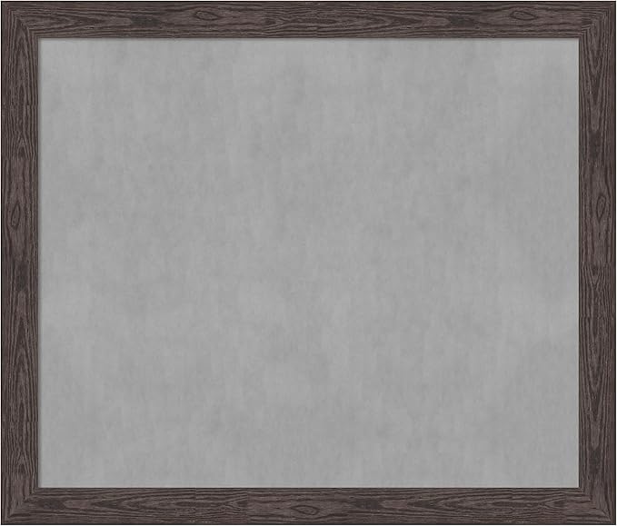 Amanti Art Black Framed Magnetic Board 46x54 Oversize Vision Board by AmantiArt
