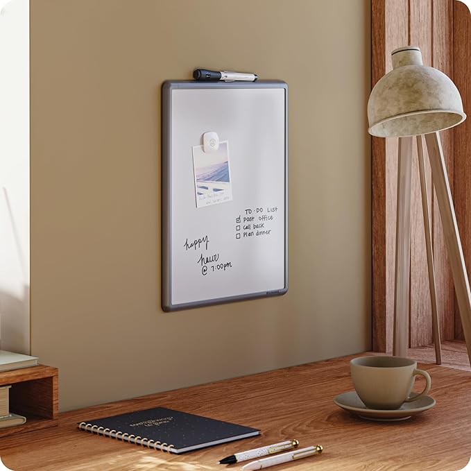 U Brands Contempo Magnetic Dry Erase Board White Board, Includes Magnet and - Image 6