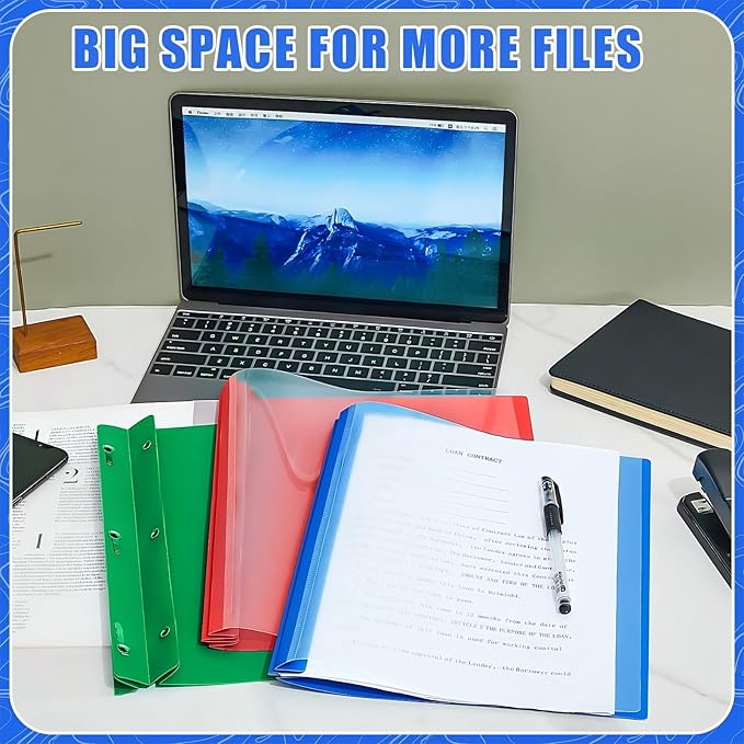 Teling 48 Pcs Clear Front Report Covers - Image 6