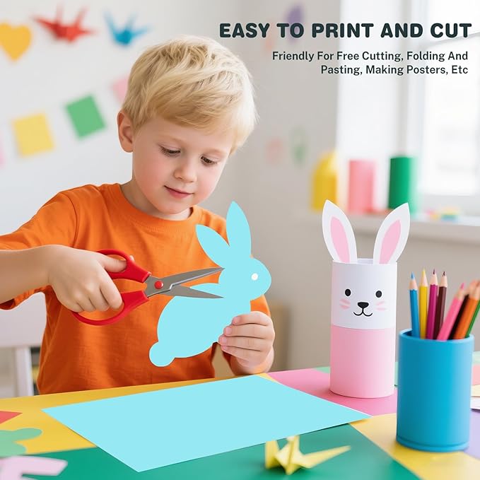 Cardstock 8.5 X 11, 40 Sheets Light Blue Card Stock, 75lb/ 200gsm Copy Paper - Image 5