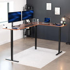 VIVO Electric Corner 84 x 63 inch L-Shaped Standing Desk, Memory Height - Image 2