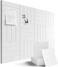 Fluxynara Large Felt Bulletin Board 48" x 36" Cork Board Alternative-12 Pack by FLUXYNARA
