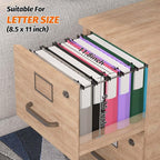 Extra Capacity Plastic Hanging File Folders, 12 Pack Reinforced Expanding Hang - Image 4