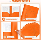 Lincia 100 Pcs Plastic Folders - Image 3