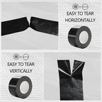 SWRT 9 Mil 5-Pack Black Heavy Duty Duct Tape Strong Adhesive, 2 in x 30 YD Duct - Image 4