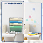 EASEPRES Desk File Organizer Mesh 6-Tier, Hanging Wall Mount Document - Image 2