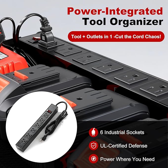 ERVNYNT 3 layers power tool organizer Loads 150lbs - Image 3