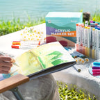 Arrtx 60 Colors Acrylic Paint Pens, Paint Markers Pens, - Image 8